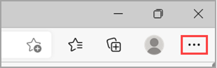 More icon in Edge